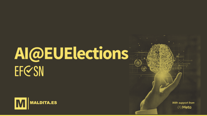 Maldita.es joins the EFCSN’s AI@EUElections project to strengthen its capacity to detect AI-generated disinformation