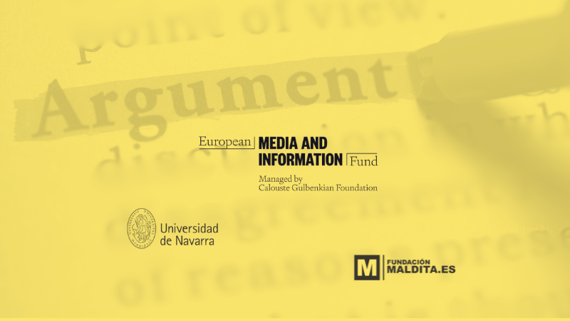 La Fundación Maldita.es leads a project to investigate the impact of argument checking as a complement to fact-checking