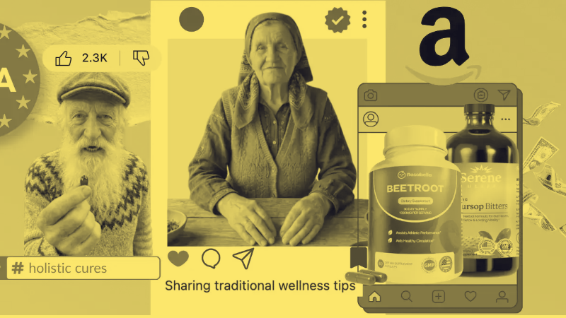 Meta le da la insignia azul de "verificación" en Instagram a "médicos" y "sanadores" generados por IA para que puedan vender sus "remedios" en Amazon
