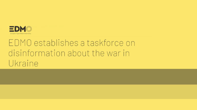 Maldita.es joins the Ukraine task force of the European Digital Media Observatory