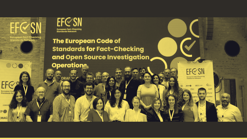 50 European organisations begin voting on the approval of the European Code of Professional Standards for Fact-Checkers