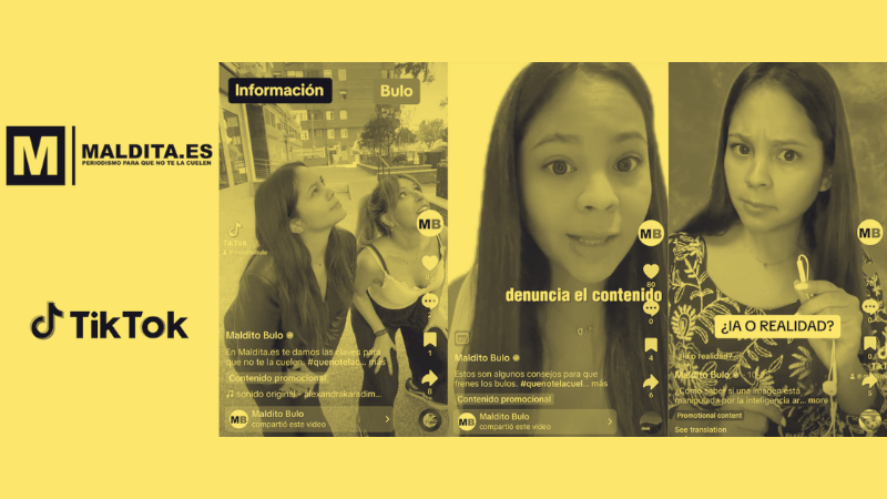 The Maldita.es Foundation and TikTok launch an educational content campaign against disinformation on the platform