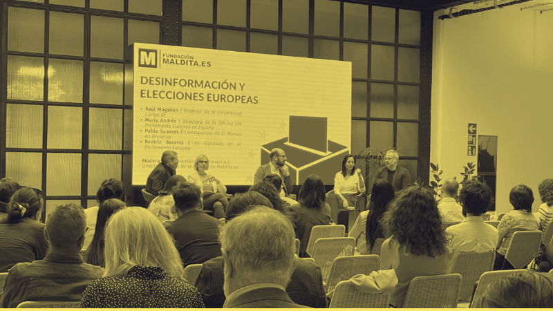 Disinformation remains a challenge in the EU, according to experts at the panel on disinformation and European elections organised by the Maldita.es Foundation