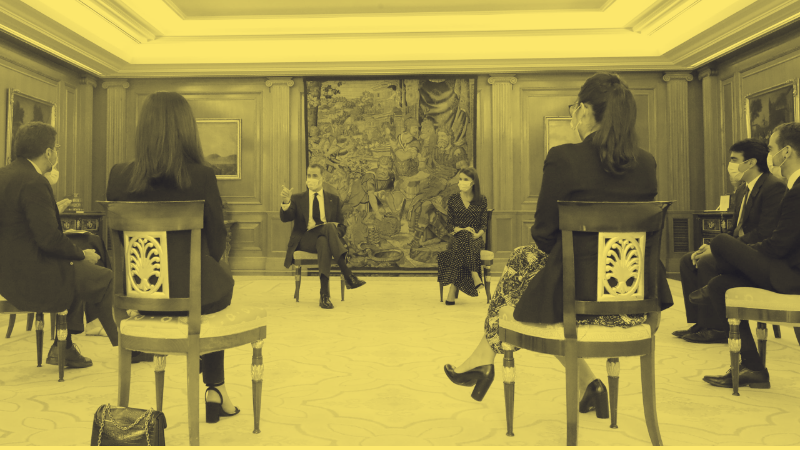 Maldita.es meets with Their Majesties the King and Queen in an audience within the framework of social innovation
