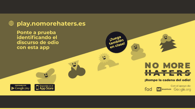 Maldita.es and Fad launch an app to help teenagers and young people learn how to detect and combat hate speech