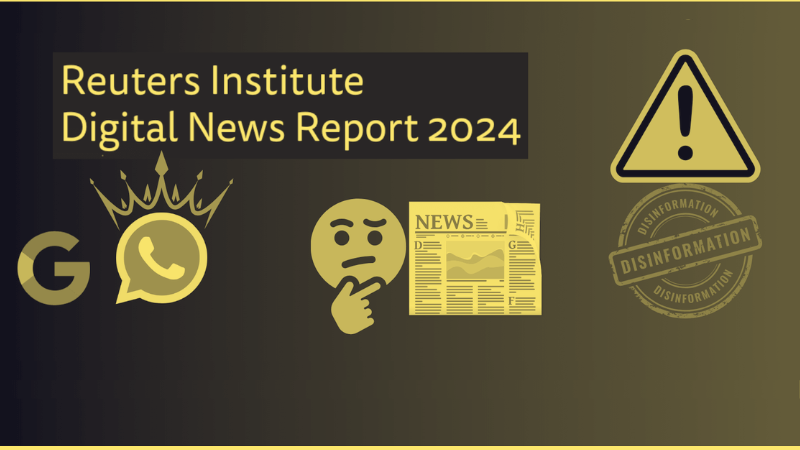 Ten key takeaways on perceptions of disinformation and digital content consumption in Spain from the 2024 Reuters Institute report