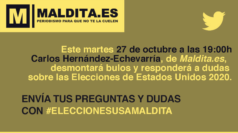 Maldita.es and Twitter join forces to provide all the verified information about the United States elections