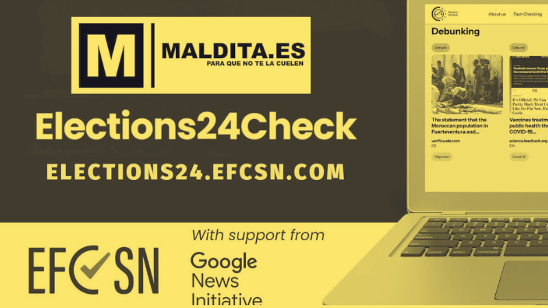 Maldita.es takes part in the creation of the largest fact-checking database for the 2024 European Elections