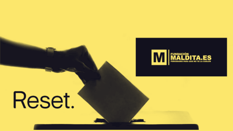 Maldita.es analyses online disinformation during the 23-J election campaign together with Reset, as well as the response of major digital platforms
